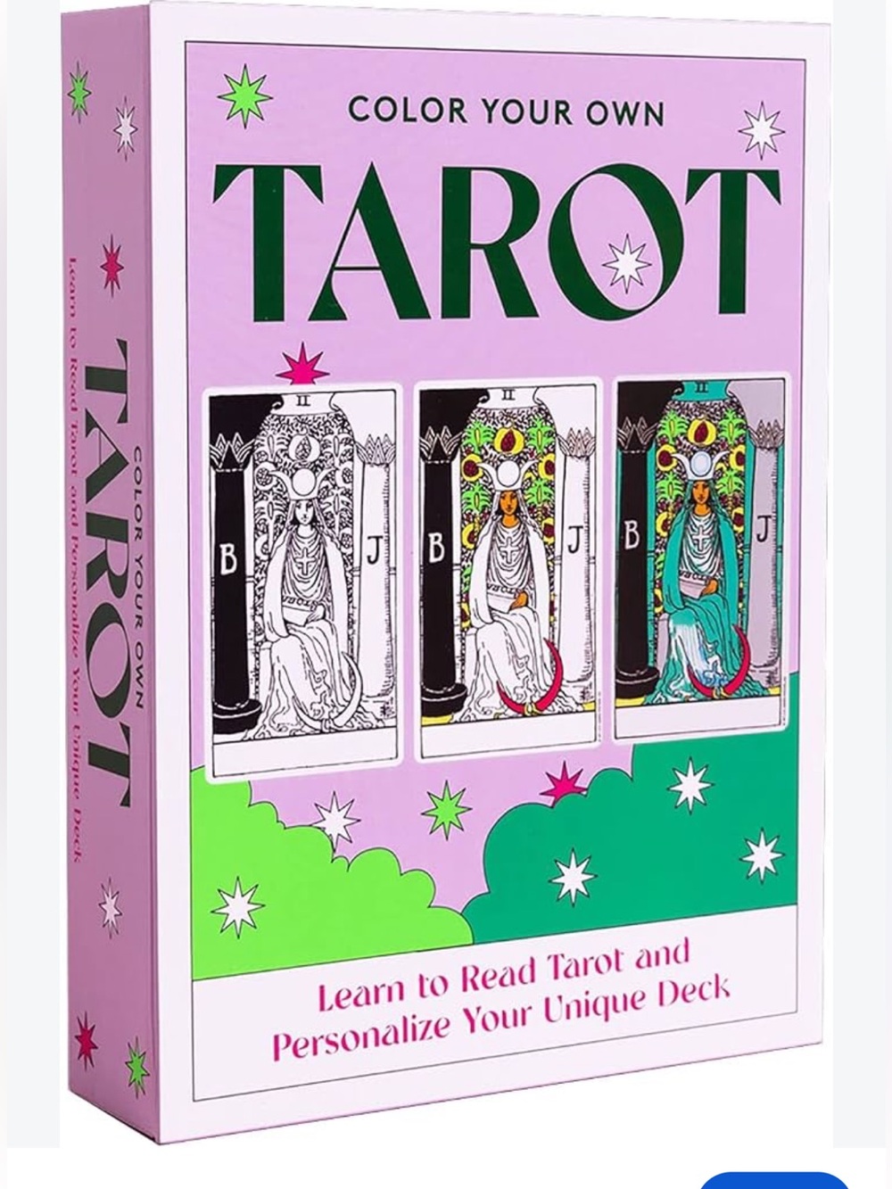 Anthropologie Color Your Own Tarot Deck — Pink & Green